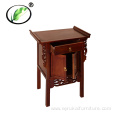 Solid wood table incense table single drawer